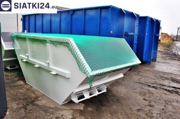 Siatki Lipno - Siatka przykrywająca na kontener - zabezpieczenie przewożonych ładunków dla terenów Lipna